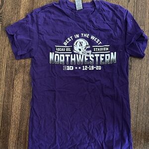 Gildan Purple Northwestern Tee